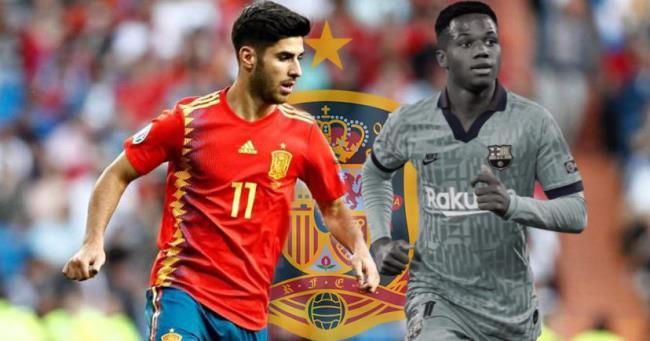 Ansu Fati y Marco Asensio