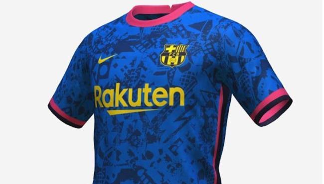 3º Camiseta del FC Barcelona para la 21/22
