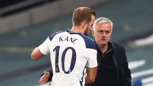 Harry Kane y Mourinho