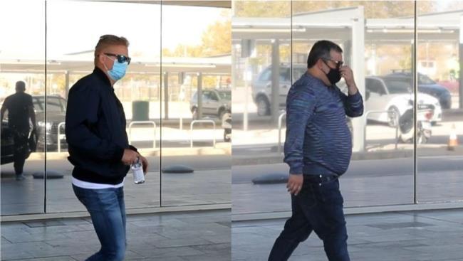 Raiola y el padre de Haaland en Barcelona