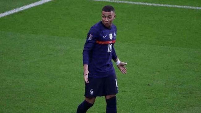 Mbappé con su selección