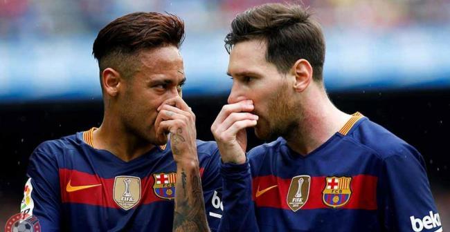 Neymar y Messi
