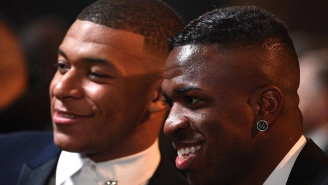 Mbappé y Vinícius