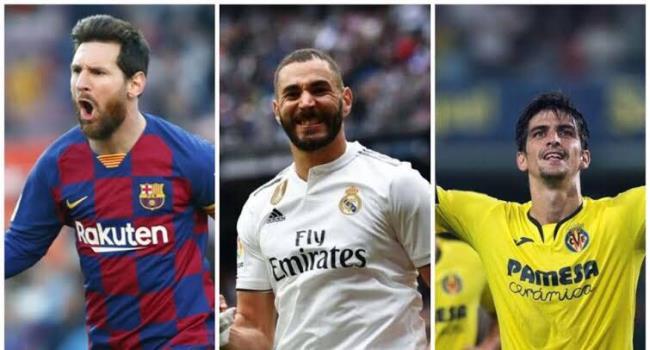 Messi, Benzema y Moreno