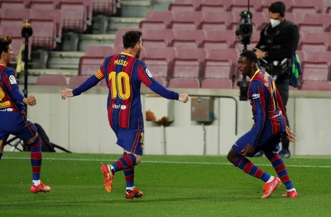 Messi y Dembélé