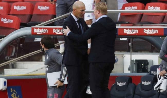 Zidane y Koeman