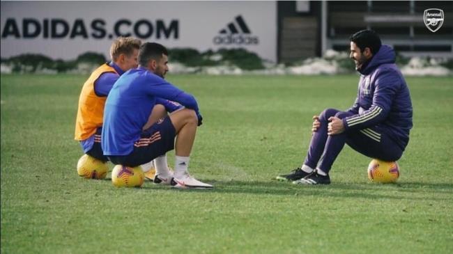 Martin Odegaard y Dani Ceballos