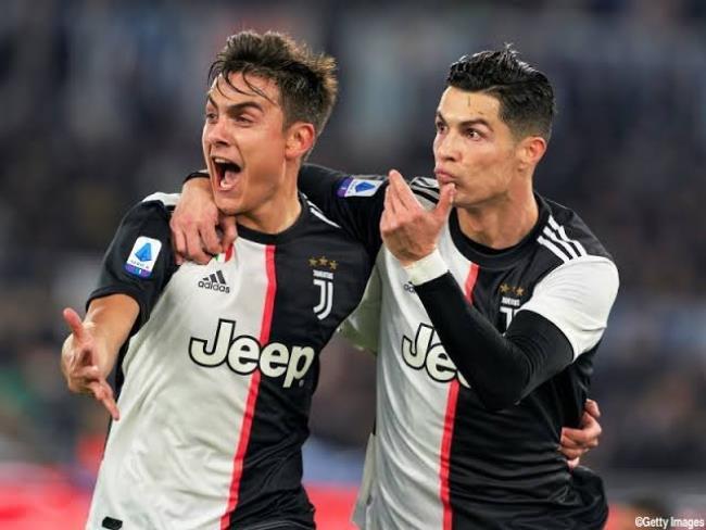 Dybala y CR7