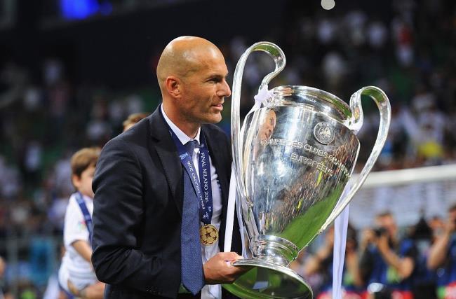 Zidane con la Champions League