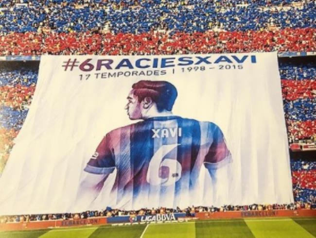 Pancarta retirada Xavi Hernández