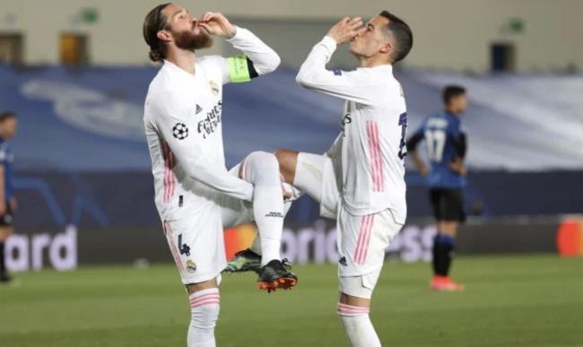Sergio Ramos y Lucas Vázquez