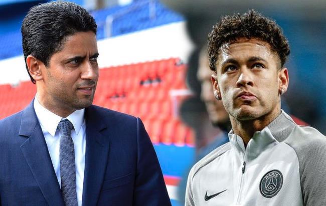 Al-Khelaifi y Neymar Júnior