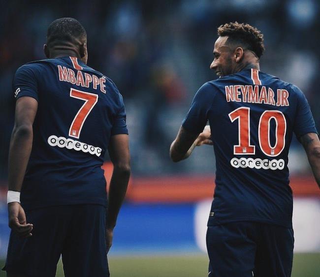 Mbappé y Neymar