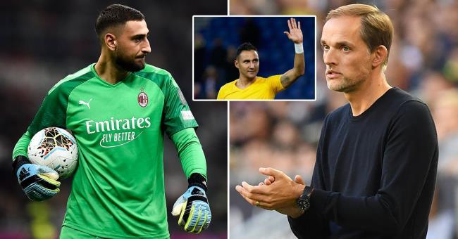 Donnarumma, Keylor Navas y Thomas Tuchel