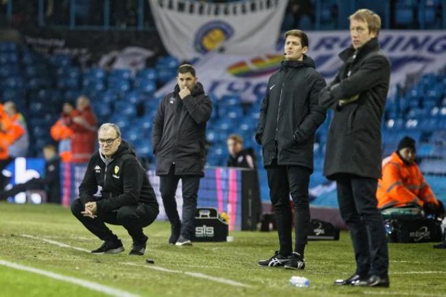 Potter y Bielsa en un partido de Premier League
