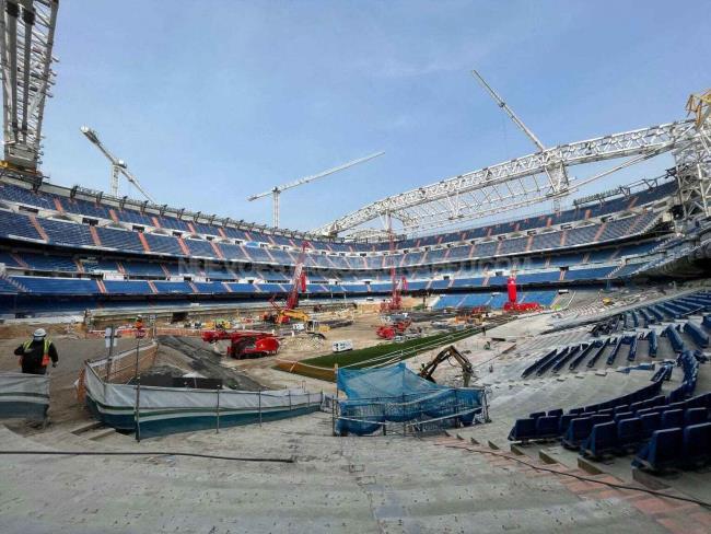 Estado actual del Santiago Bernabéu