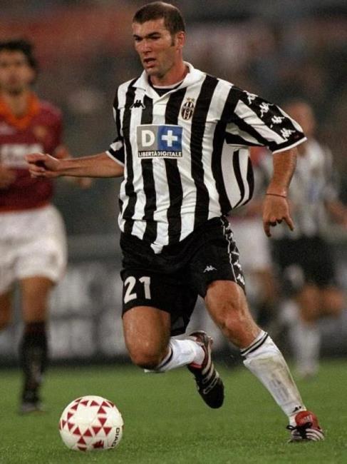 Zidane con la Juventus