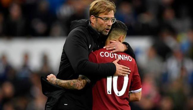 Klopp y Coutinho