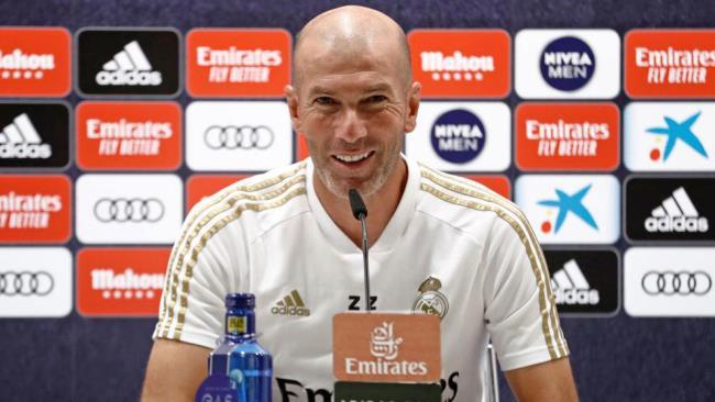 Zidane en rueda de prensa