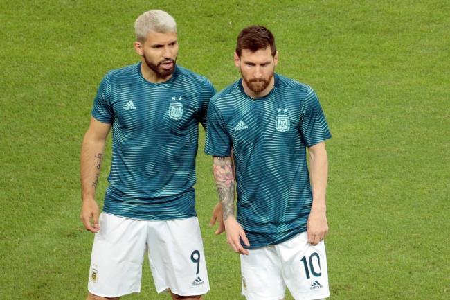 Sergio Agüero y Leo Messi