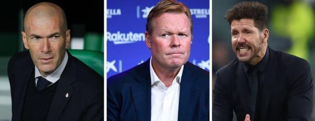 Zidane, Koeman y Simeone