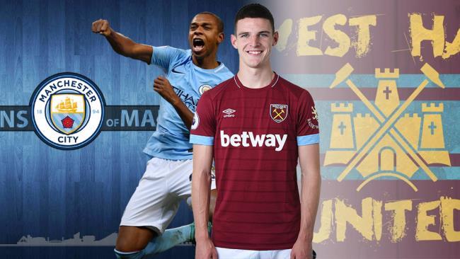 Declan Rice y Fernandinho