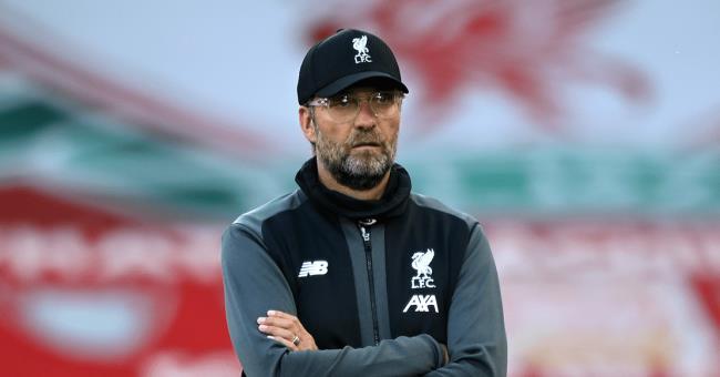 Klopp en un partido del Liverpool