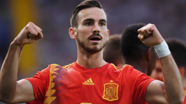 Fabián Ruiz con la roja