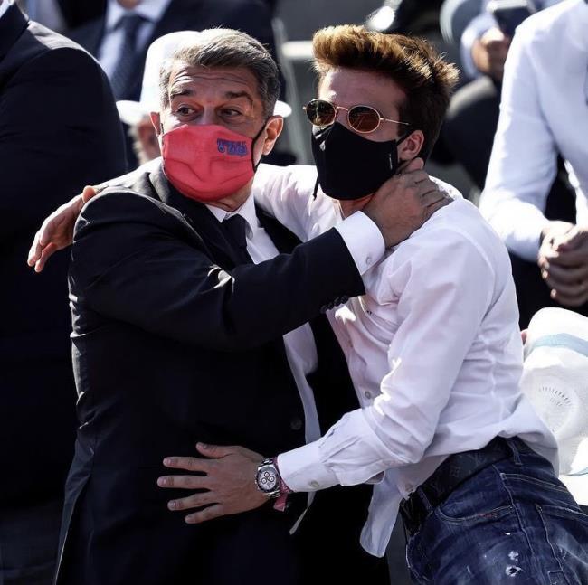 Laporta y Riqui Puig