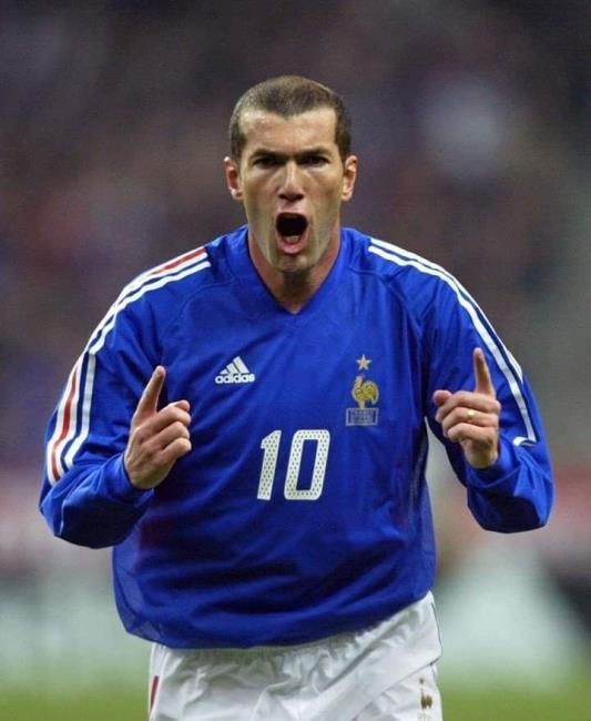Zinedine Zidane con Francia