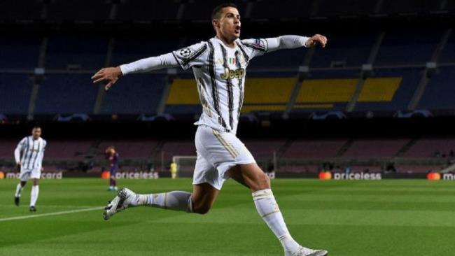 CR7 celebrando un gol en el Camp Nou esta temporada