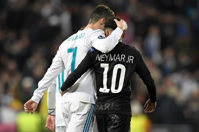 Cristiano Ronaldo y Neymar Júnior