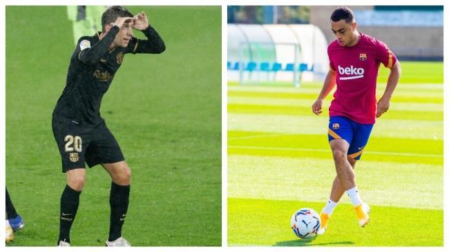 Sergi Roberto y Sergiño Dest