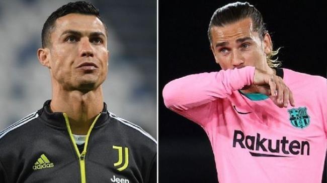 Cristiano Ronaldo y Antoine Griezmann