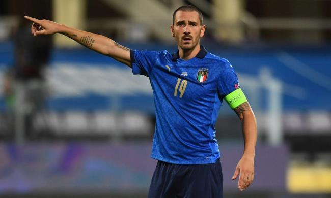 Bonucci con la selección italiana