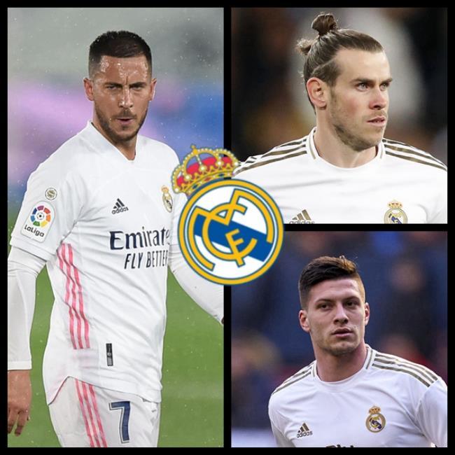 Hazard, Bale y Luka Jovic