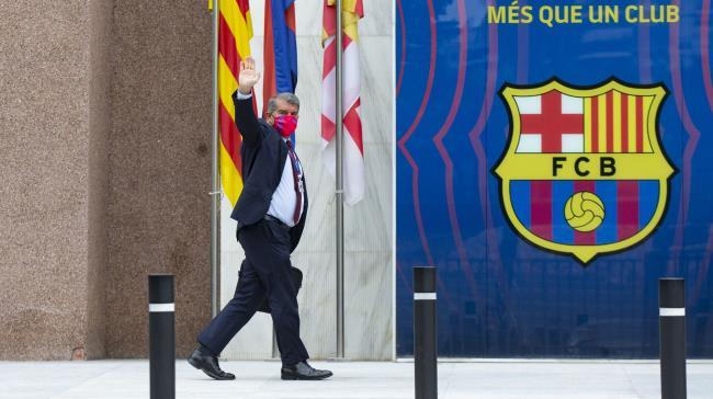 Joan Laporta oficinas Camp Nou