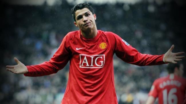 CR7 con el United