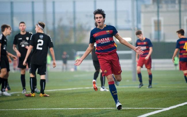 Eric García con el Barcelona