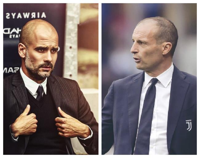 Guardiola y Allegri