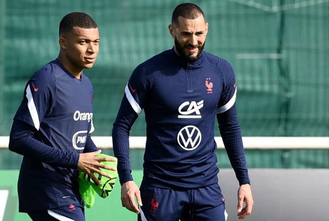 Mbappé y Benzema