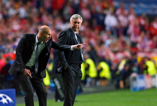Ancelotti y Zidane