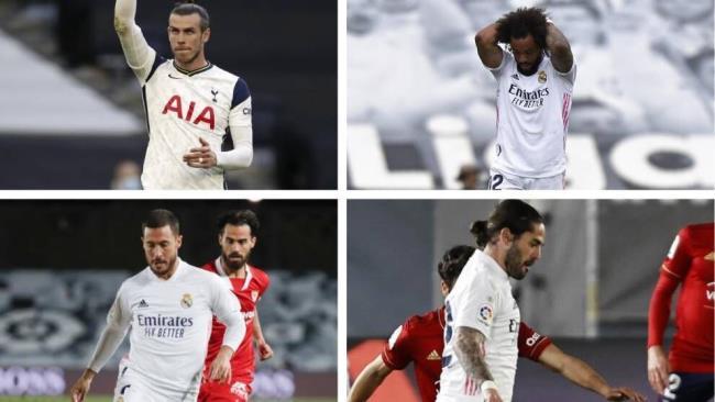 Bale, Hazard, Isco y Marcelo