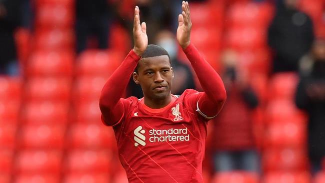 Wijnaldum con el Liverpool
