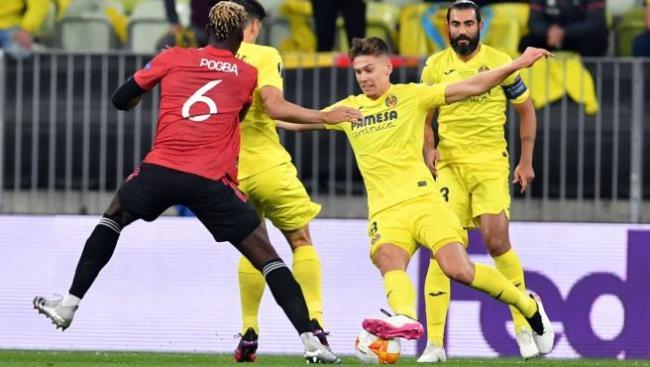 Final de la Europa League entre Villarreal y Manchester United