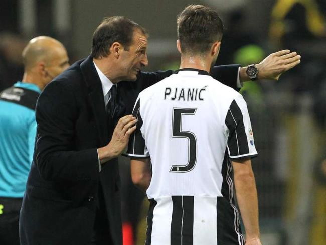 Massimiliano Allegri y Pjanic