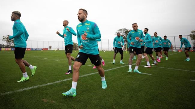 Entrenamiento selección brasileña