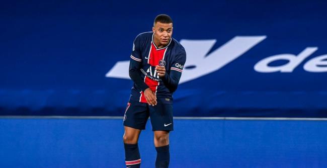 Kylian Mbappé con el PSG