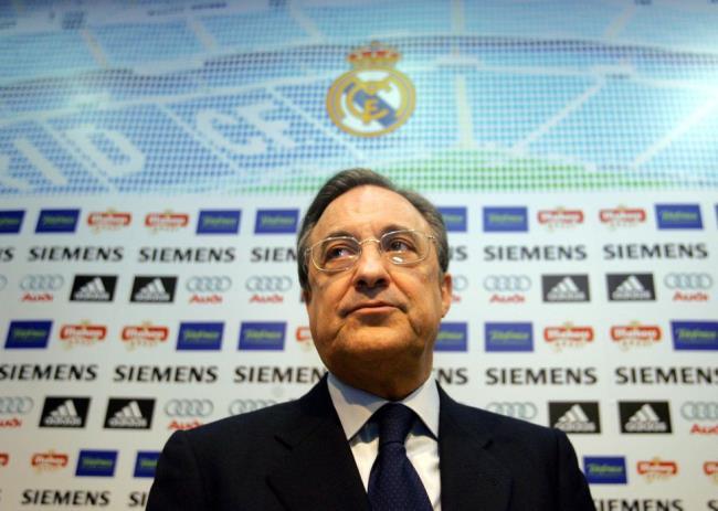Rueda de prensa de Florentino Pérez en 2006 anunciando su dimisión