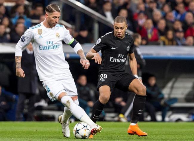Ramos y Mbappé